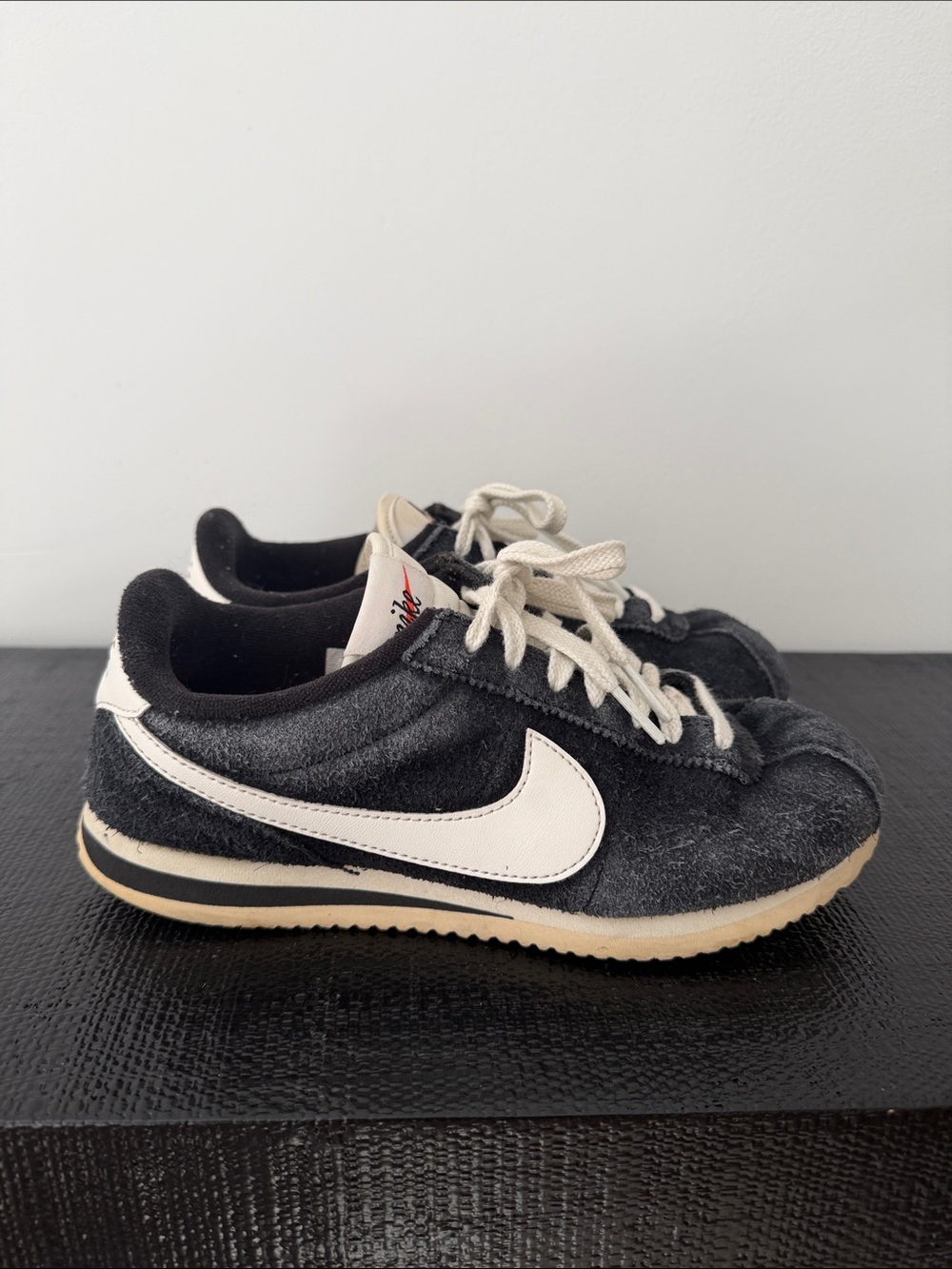Nike Black & White Vintage Runner Sneakers